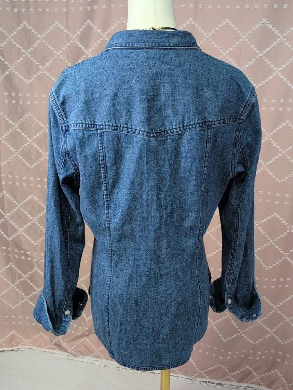 J.Crew Light Blue Denim Button-Up Shirt - Picture 2 of 4